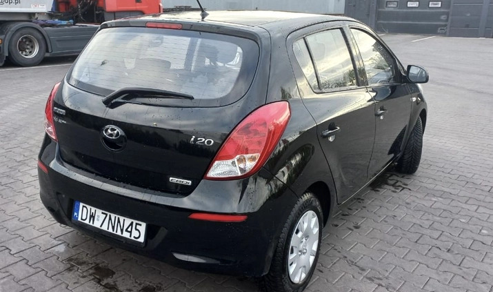 Hyundai i20 cena 17900 przebieg: 121000, rok produkcji 2012 z Radziejów małe 137